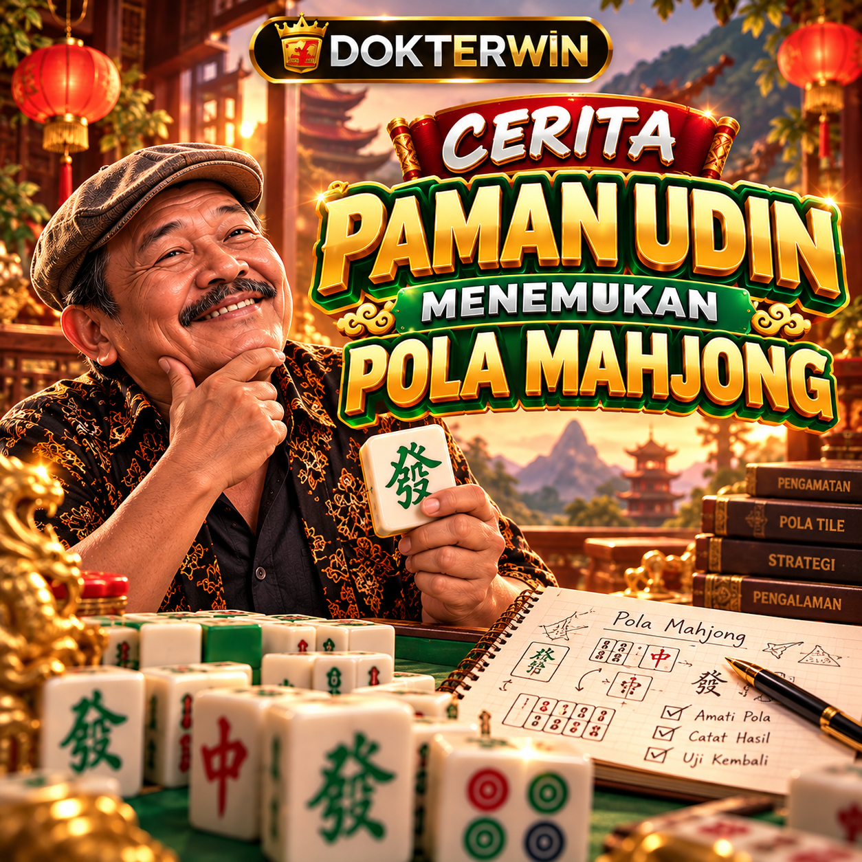 DOKTERWIN: Kisah Paman Udin dan Pola Mahjong yang Bikin Penasaran