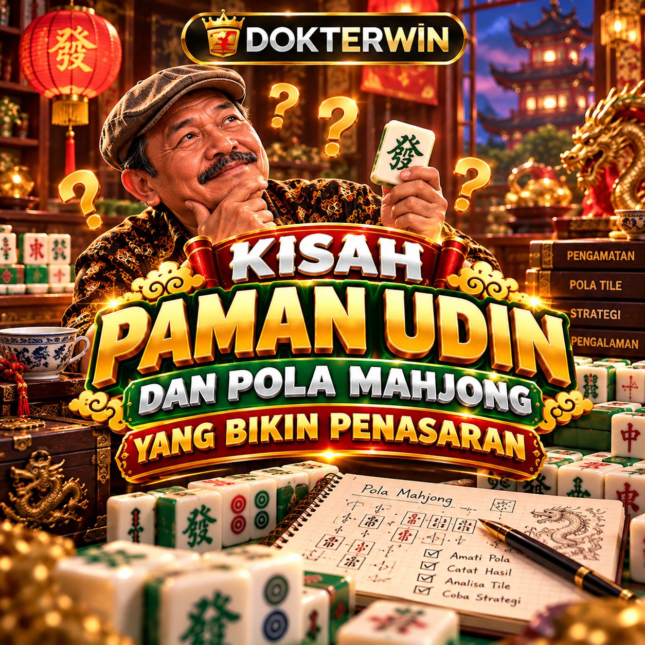 DOKTERWIN: Kisah Unik Paman Udin dan Game Mahjong