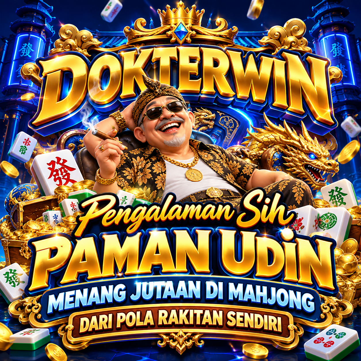 DOKTERWIN : Pengalaman Sih Paman Udin Menang Jutaan Di Mahjong Dari Pola Rakitan Sendiri
